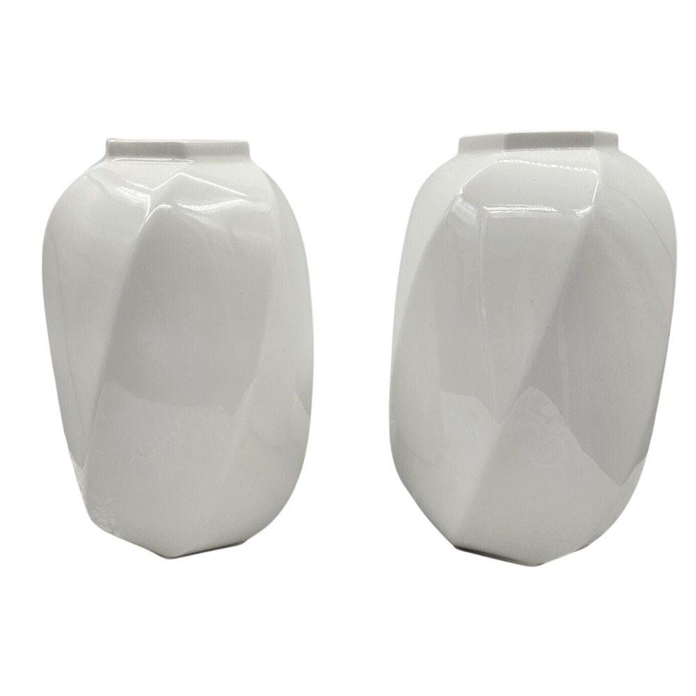 Mikasa Bone China Vases Classique Thailand Geometric Design Decor Set